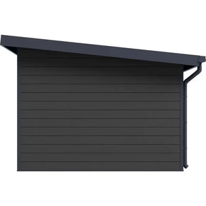 WPC Composite Garden Room Model Panorama 4x3M Composite Garden Room. Side View.