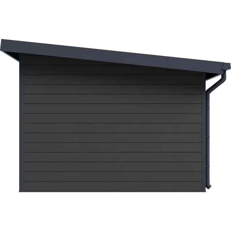 WPC Composite Garden Room Model Panorama 4x3M Composite Garden Room. Side View.