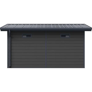 WPC Composite Garden Room Model Panorama 4x3M Composite Garden Room. Rear View.